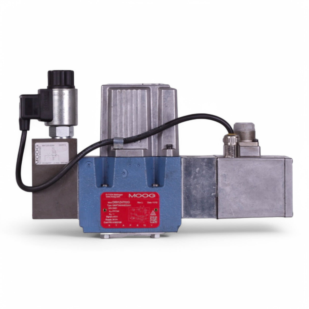 MOOG Servoventil D691Z4702G mit Vorsteuerstufe B97235-024V – Ansicht 2