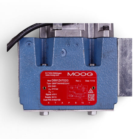 MOOG Servoventil D691Z4702G mit Vorsteuerstufe B97235-024V – Ansicht 10