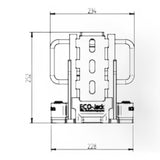 Maschinenheber EJ60-4S 6,0 to 6000 KG Hydraulisch – Ansicht 12