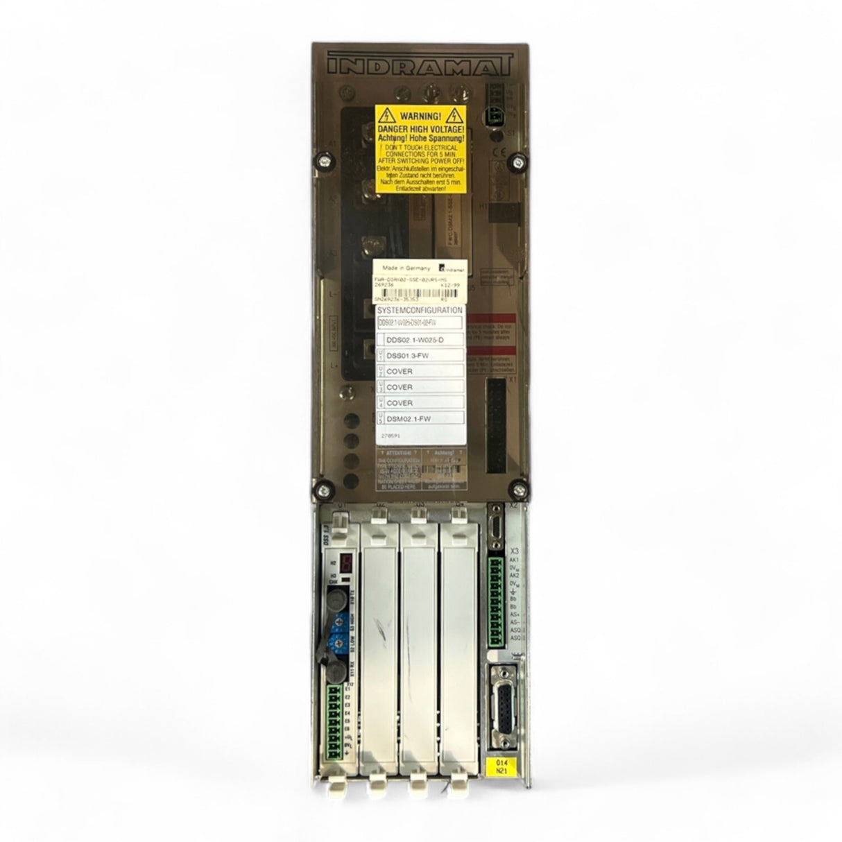 INDRAMAT Bosch Rexroth DDS02.1-W025-D DSS01 3FW DSM02.1-FW