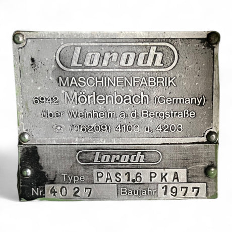 LOROCH PAS 1.6 PKA – Ansicht 12