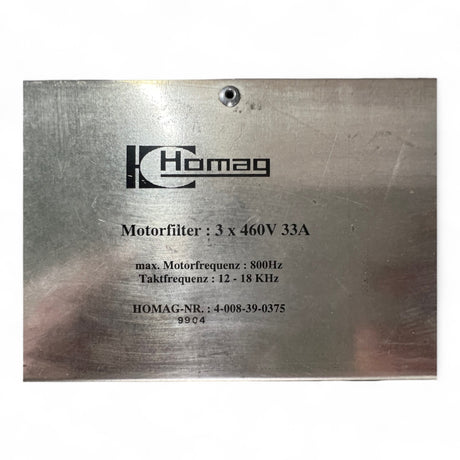 Homag Motorfilter 4-008-39-0375 3 x 460 V 33A – Ansicht 4