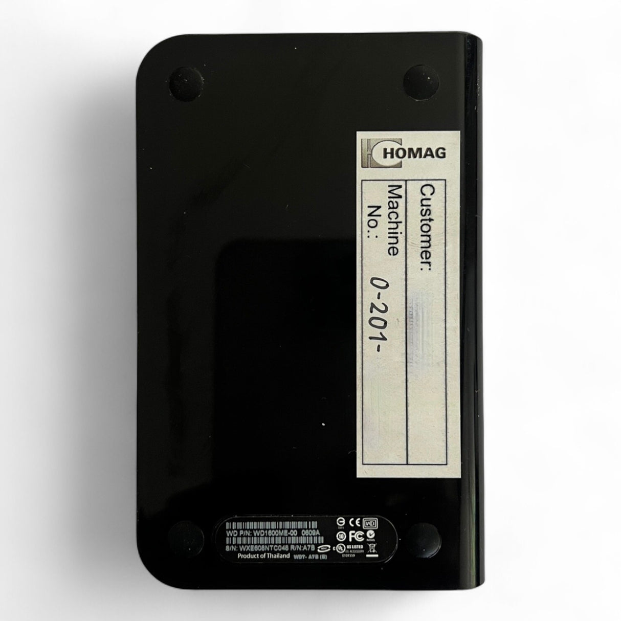Homag externe Festplatte Art. Nr. 2-083-03-0086 BAZ 32 power control disk WD Books – Ansicht 3