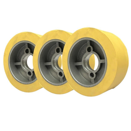 3 Stück Vorschubrolle 110x50mm HighGrip