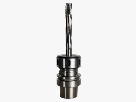 HSK 63 E ER 40 LEUCO Spannzangenfutter A=76 N=24.000 , 3-20 mm mit Fräser 16 mm L= 130 mm Art.-Nr. 634016130