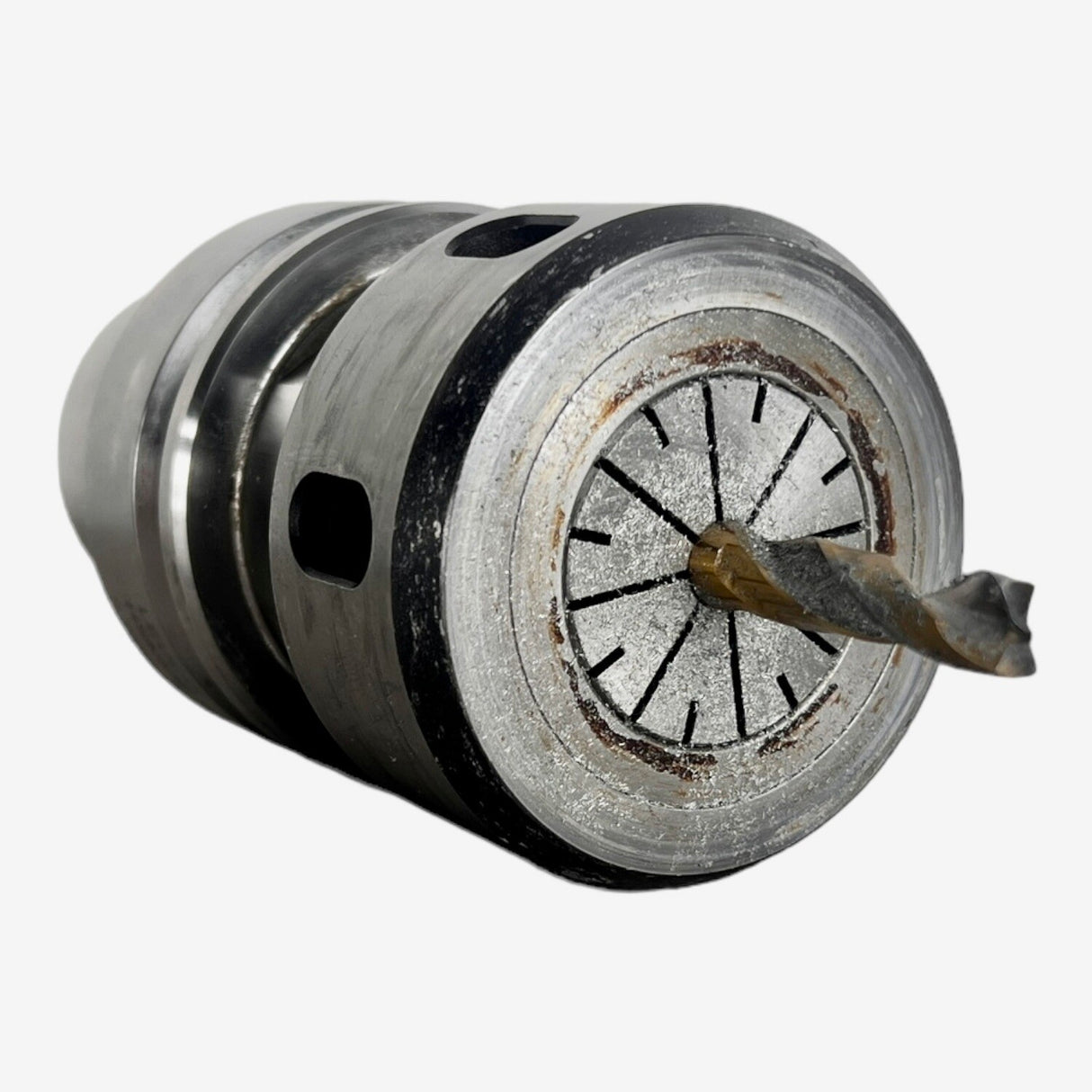 HSK 63 E ER 40 LEUCO Spannzangenfutter A=76 N=24.000 , 3-20 mm mit Fräser 8 mm NL= 38mm mit Beschichtung Art.-Nr. 6340838