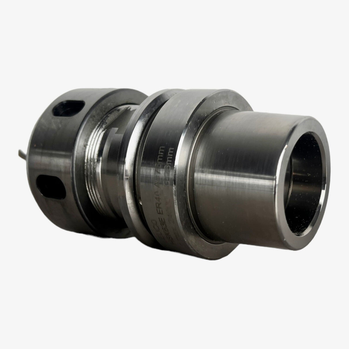 HSK 63 E ER 40 LEUCO Spannzangenfutter A=76 N=24.000 , 3-20 mm mit Fräser 8 mm NL= 38mm mit Beschichtung Art.-Nr. 6340838