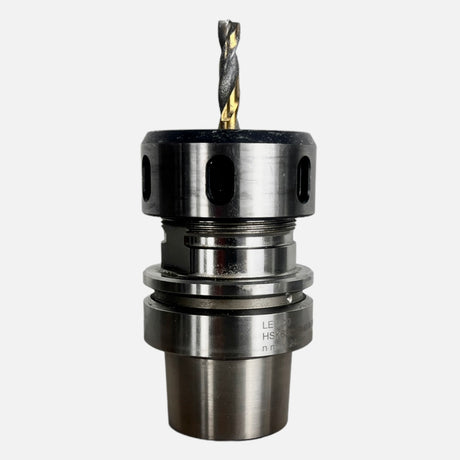 HSK 63 E ER 40 LEUCO Spannzangenfutter A=76 N=24.000 , 3-20 mm mit Fräser 8 mm NL= 38mm mit Beschichtung Art.-Nr. 6340838