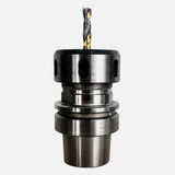 HSK 63 E ER 40 LEUCO Spannzangenfutter A=76 N=24.000 , 3-20 mm mit Fräser 8 mm NL= 38mm mit Beschichtung Art.-Nr. 6340838