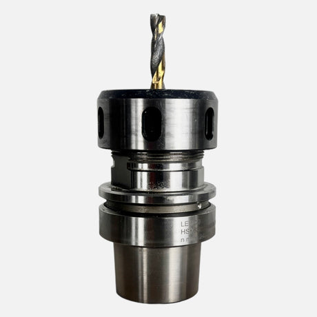 HSK 63 E ER 40 LEUCO Spannzangenfutter A=76 N=24.000 , 3-20 mm mit Fräser 8 mm NL= 38mm mit Beschichtung Art.-Nr. 6340838