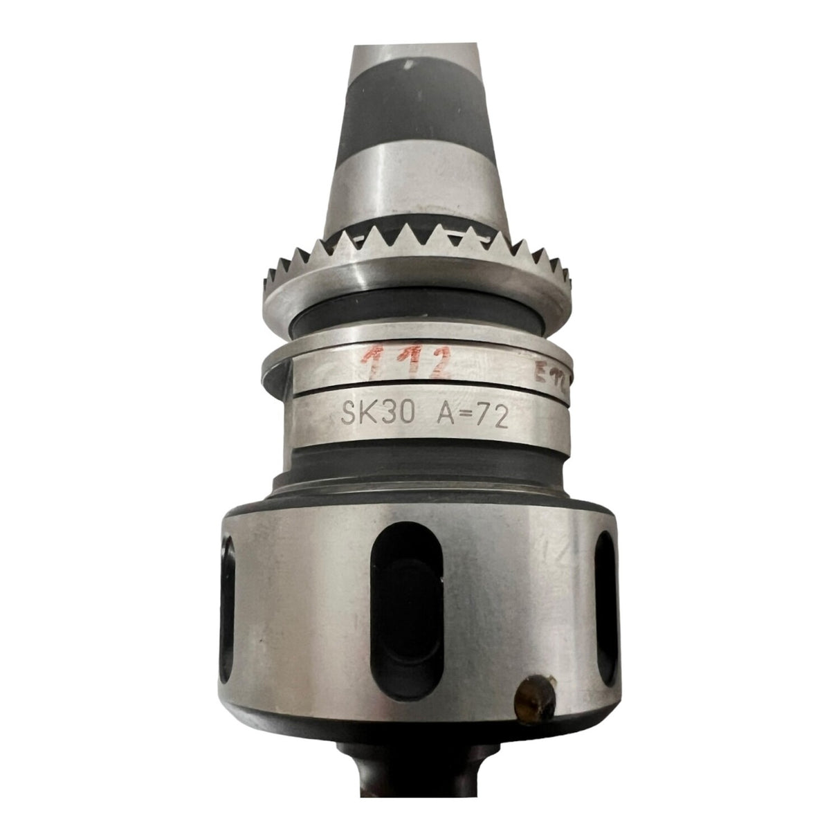 SK 30 ISO 30 Spannzangenfutter LEUCO mit Zahnkranz A=72mm mit HM-WPL Oberfräser D=20 mm x NL=55 mm, Z1+1 Art.-Nr. 726050-M