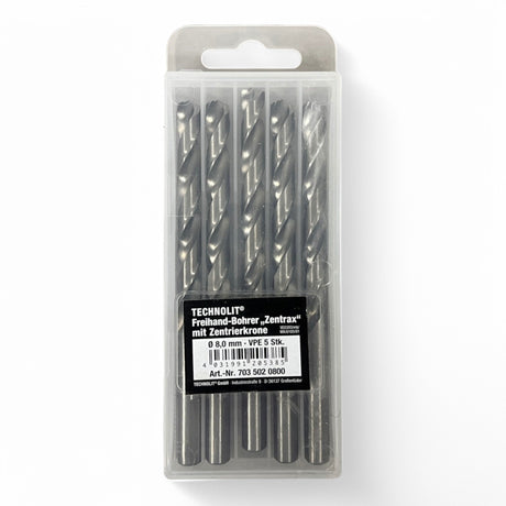 TECHNOLIT® Freihand-Bohrer 8 mm „Zentrax" mit Zentrierkrone – Ansicht 2