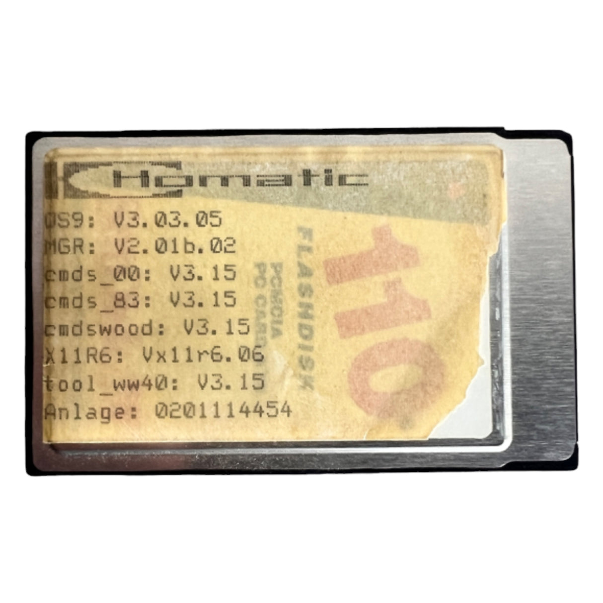HOMAG HOMAG HOMATIC PC Card Nr. HO0057661 OS9 V3.03.05 Art.-Nr. 057661
