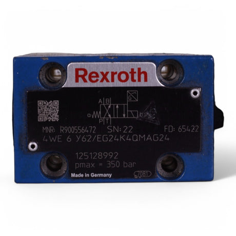 Bosch Rexroth Hydraulikventil R900556472 ist ein 4/3-Wege direktgesteuertes Wege-Schieberventil – Ansicht 2