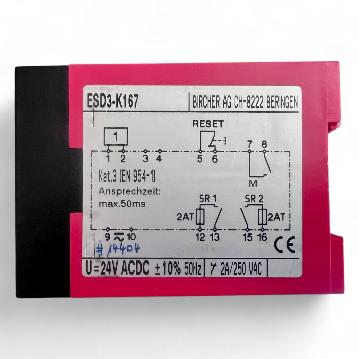 Bircher ESD3 Sicherheitsrelais ESD3-K167 | HOMAG-Nr.: 4-008-32-0967 | (update) – Ansicht 6