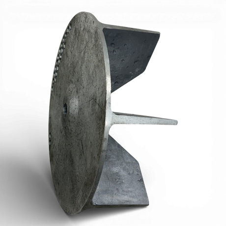 Flügelrad Aluminium Ø 300 mm Absaugventilator Absaugung Lüfterrad Transportventilator Art. Nr. 300100 (aluminum impeller)