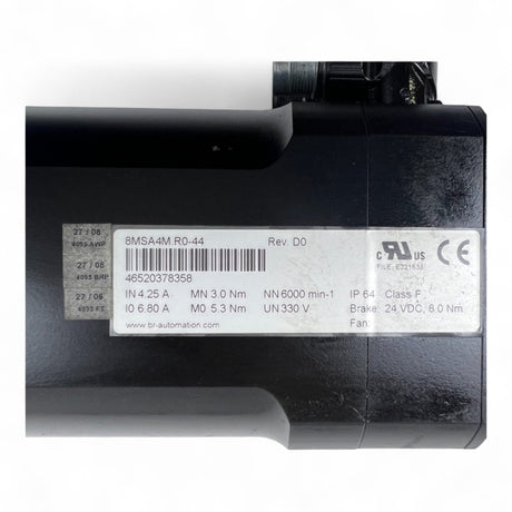 BR Automation Servomotor 8MSA4M.R0-44 46520378358 – Ansicht 3