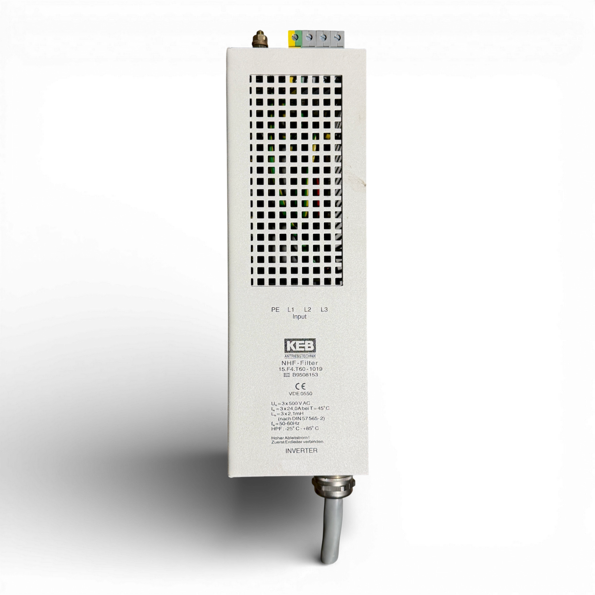 KEB NHF Filter Netzfilter Art.-Nr. 15.F4.T60-1019 Inverter – Ansicht 3