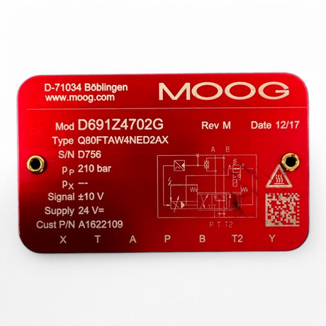 Moog D691Z4702G Proportionalventil typ Q80FTAW4NED2AX – Ansicht 7