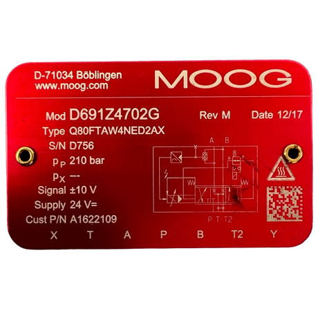Moog MOOG D662Z4854B Proportionalventil Art.-Nr. 662485 – Ansicht 7