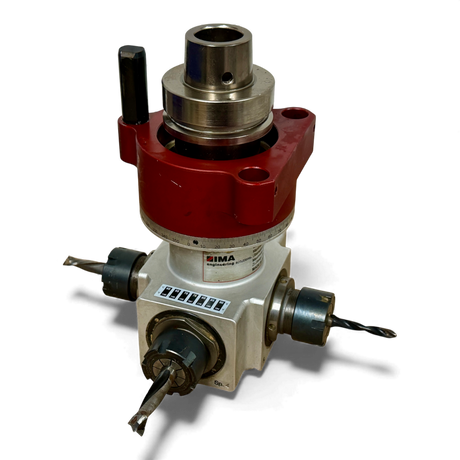 IMA ATEMAG CNC HBE Adapteraggregat Bohr und Fräsaggregat 4 Werkzeugausgänge Art Nr 147009FSQUIM5N HBE – Ansicht 4