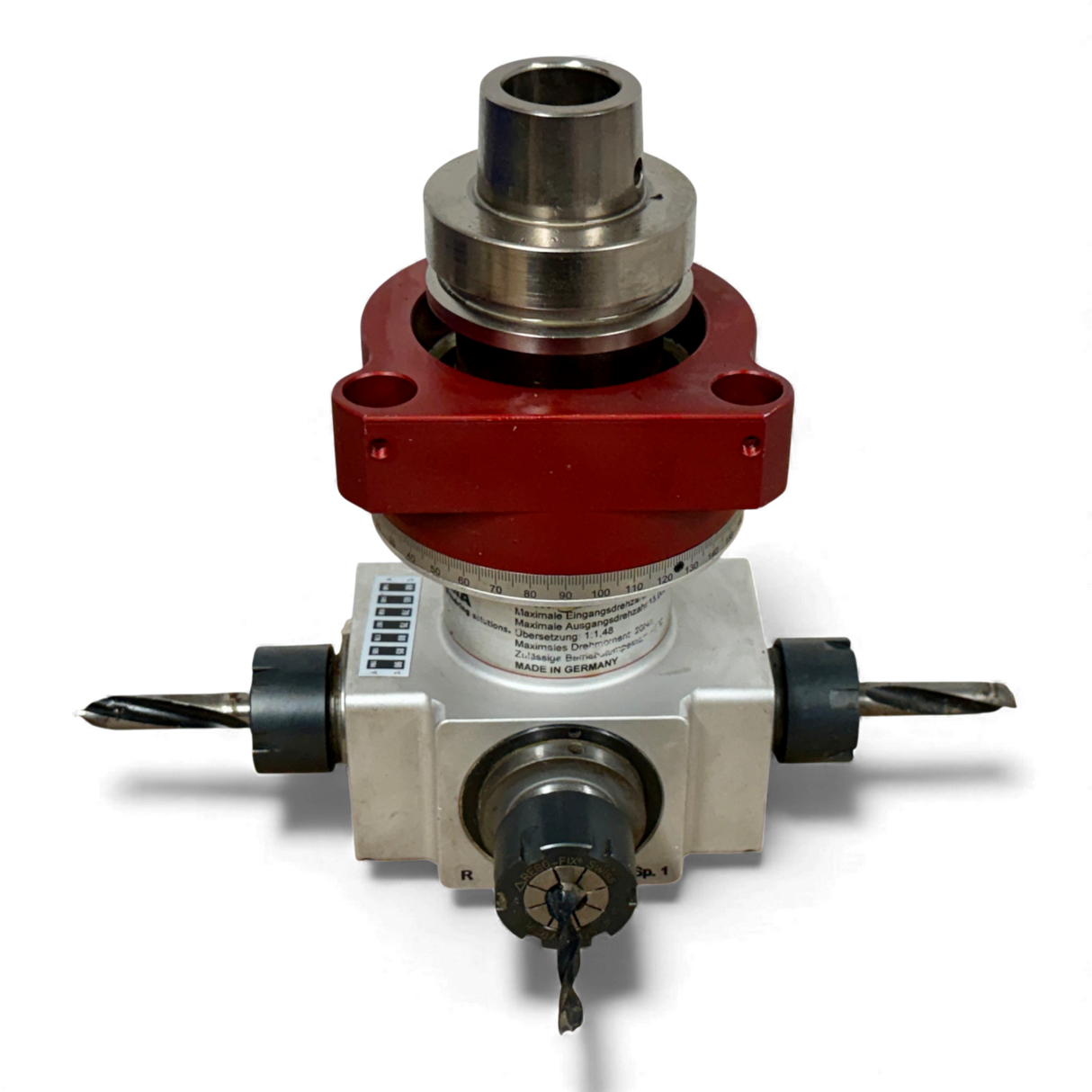 IMA ATEMAG CNC HBE Adapteraggregat Bohr und Fräsaggregat 4 Werkzeugausgänge Art Nr 147009FSQUIM5N HBE – Ansicht 3