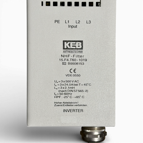 KEB NHF Filter Netzfilter Art.-Nr. 15.F4.T60-1019 Inverter – Ansicht 5