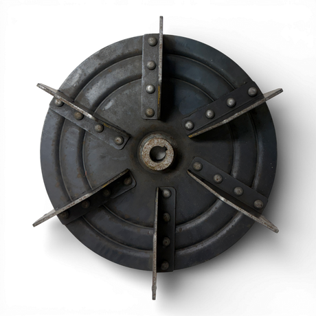 Stahl Laufrad Flügelrad Ø 250 mm Absaugung Transport Ventilator Art. Nr. 300102