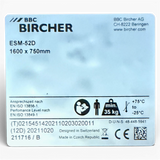 BC BIRCHER Trittschutzmatte Trittmatte Sicherheitsschaltmatte ESM-52D 1600 x 750 x 11 mm für HOMAG / IMA fabrikneu