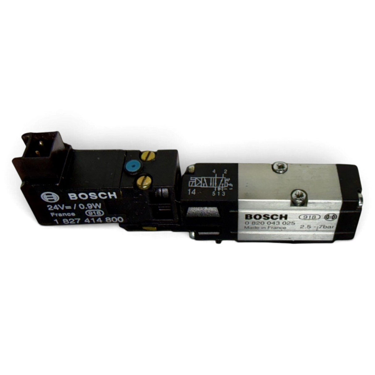 BOSCH VENTIL ELEK. 5/2 2.5-7 BAR GR.04 24 V DC 0 820 043 025 HOMAG 4011040821