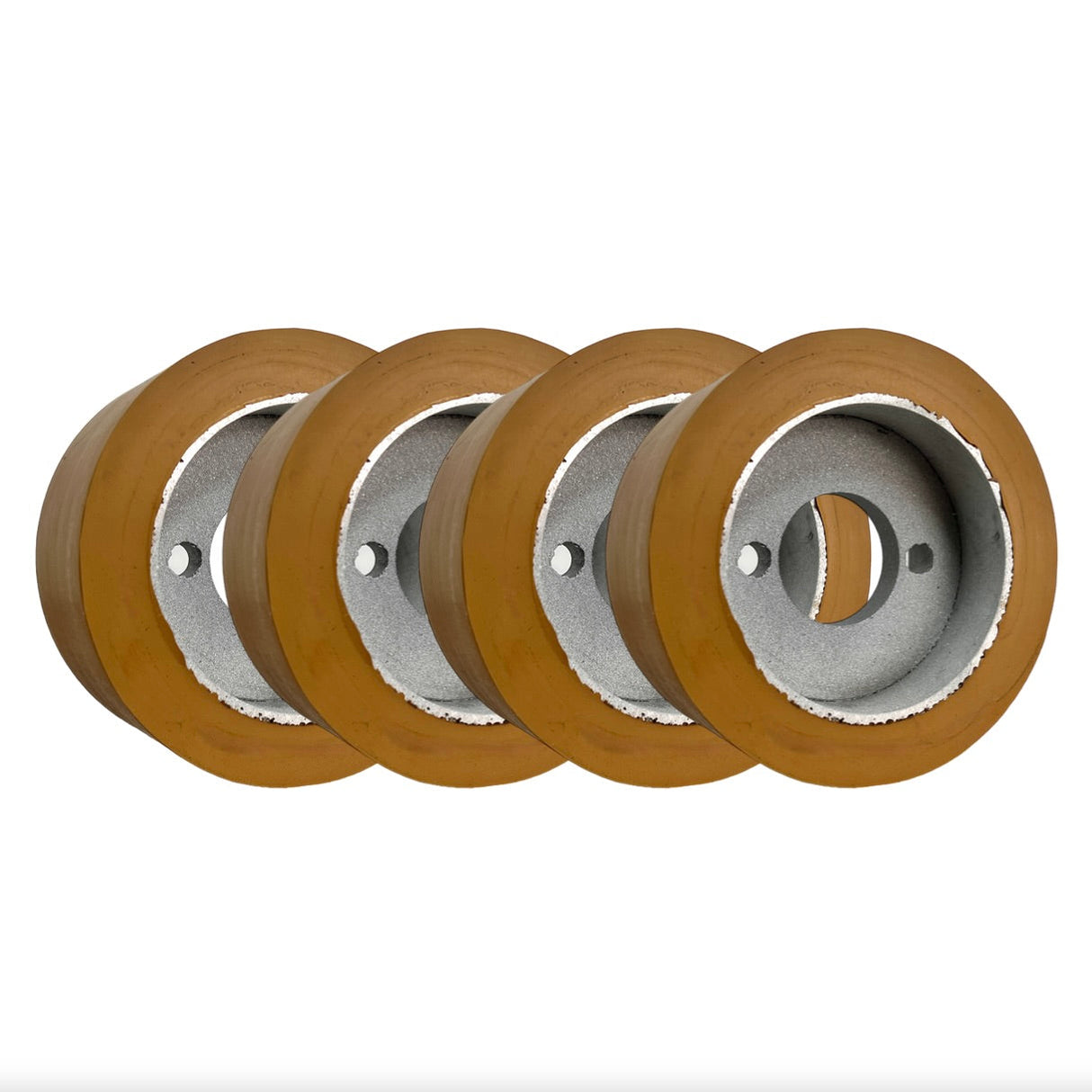 4 Stück Vorschubrolle 110x50mm Stahlkern