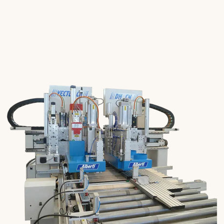 ALBERTI VECTOR CN CNC Vertikalbohrmaschine Fräsmaschine Dübeleintreibmaschine Beschlagsetzmaschine 6-seitig – Ansicht 6