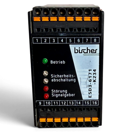 Bircher Reglomat Sicherheitsrelais ESD3-6171-K234 Art.-Nr. 6171-K234 HOMAG Nummer 4-008-32-0967 – Ansicht 2