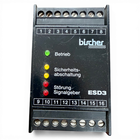 Bircher Reglomat Sicherheitsrelais ESD3-K167 REV. A – Art.-Nr. K167 | HOMAG 4-008-32-0967 – Ansicht 2