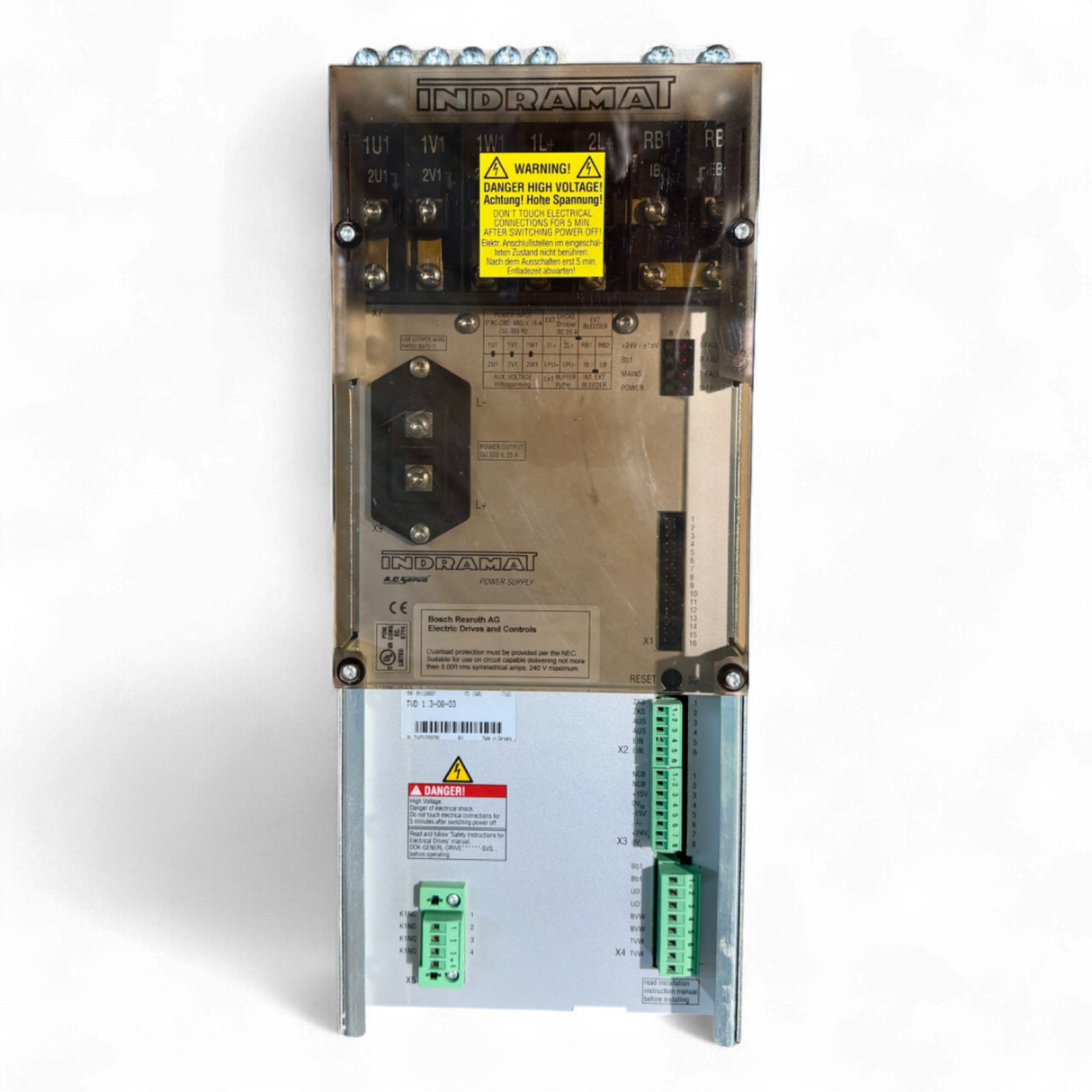 Bosch Rexroth Indramat Netzteil TVD 1.3-08-03 z.B. für HOMAG BOF BAZ 41/32 | Art.-Nr. R911268887 Power Supply Modu – Ansicht