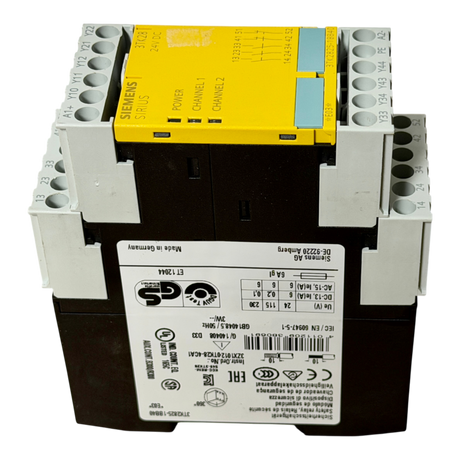 Siemens Siguard Sicherheitsrelais Art Nr 3TK2828 1BB41 – Ansicht 2
