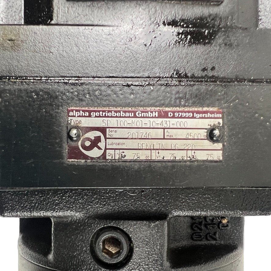 INDRAMAT REXROTH MKD090B-047-KP1-KN Servomotor mit Alpha Getriebe SP 100-M01-10-431-000 – Ansicht 7