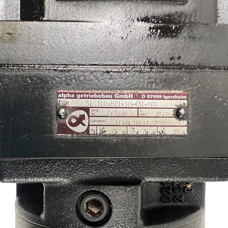 INDRAMAT REXROTH MKD090B-047-KP1-KN Servomotor mit Alpha Getriebe SP 100-M01-10-431-000 – Ansicht 7