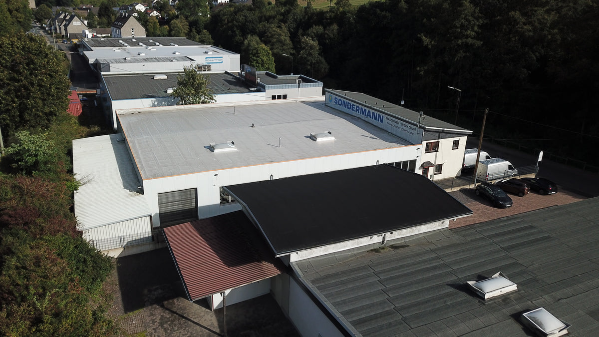 Luftbild des Firmengeländes der Gerhard Sondermann GmbH in Lennestadt