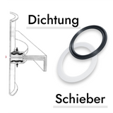 Pneumatikschieber Schieber Absperrschieber SCHUKO NESTRO POLYTECHNIK ALKO etc. (pneumatic slide valve) – Ansicht 8