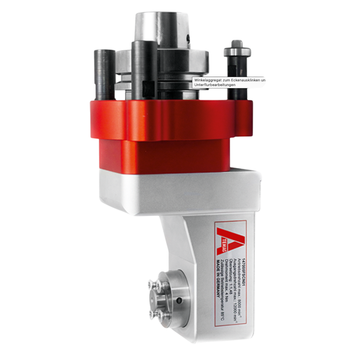 ATEMAG Extra 2 Function Line CNC-Eckenausklinkaggregat für Pade Bearbeitungszentren