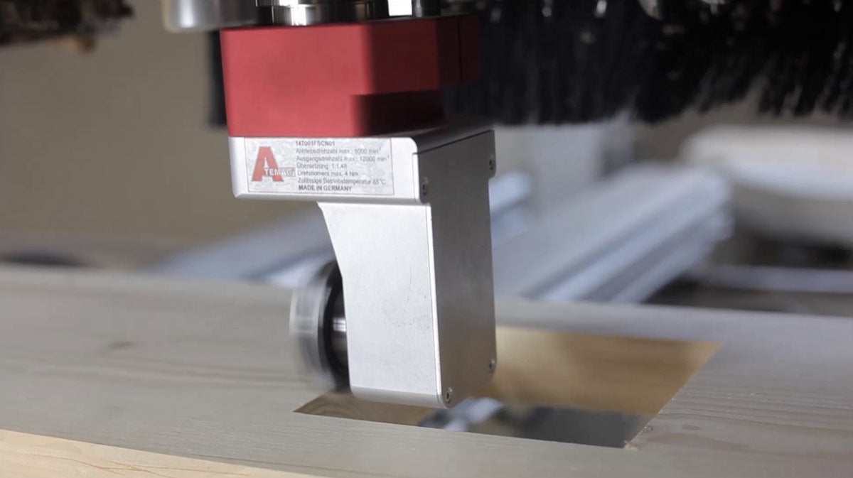 ATEMAG Extra 2 Function Line CNC-Eckenausklinkaggregat für SCM Bearbeitungszentren