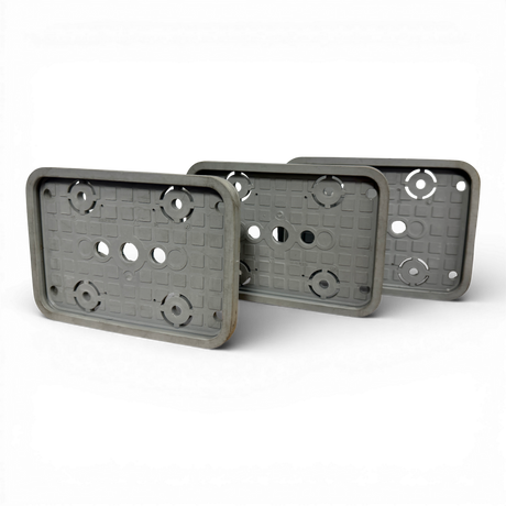 3 Stück -Schmalz HOMAG Reibbelag Saugplatte unten gebraucht 160x115x16,5 TPE Art.-Nr. 10.01.12.00593 Homag Art.-Nr