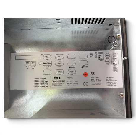 Ferrocontrol FIPC 1.7e Industrie Bedienpanel Art.-Nr. 1842 – CNC Panel PC für Priess und Horstmann CNC BAT – Ansicht 7