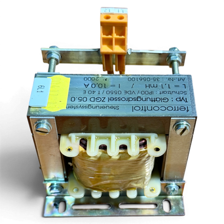 Ferrocontrol Glättungsdrossel ZGD 05.0 Art.-Nr. 35-056100 1,1 mH 10 A für Priess & Horstmann NC CNC Steuerung – Ansicht 3