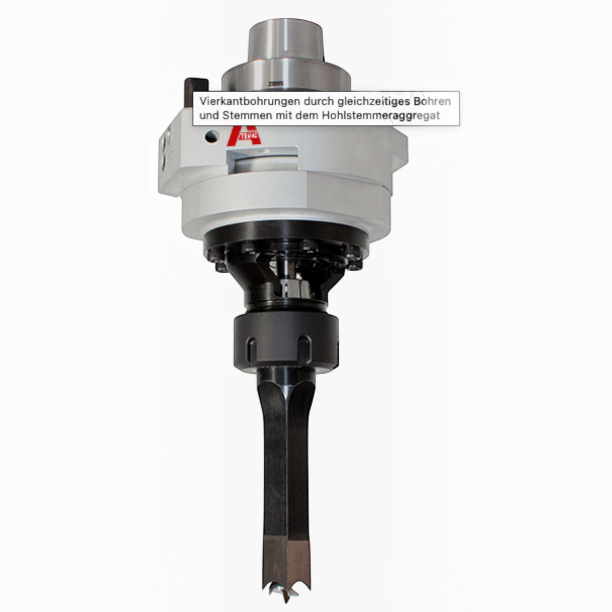 ATEMAG Hohlstemmeraggregat Function Line CNC-Vierkantbohraggregat für Pade Bearbeitungszentren