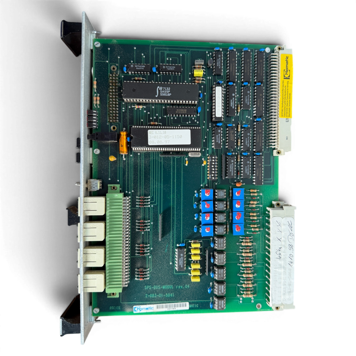 HOMAG Achskarte CPU HC020 SPS II 16 MHz 128K PR.WALZE Rev.3 Art.-Nr. 2-083-01-5060 – Ansicht 4
