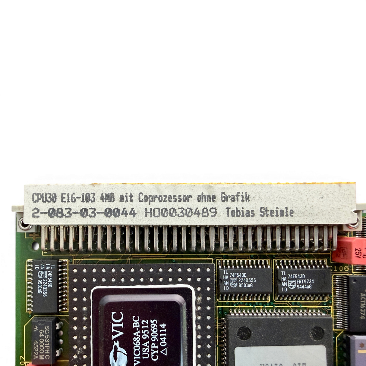 HOMAG ELTEC CPU30 E16-103 4MB mit Coprozessor ohne Grafik Art.-Nr. 2-083-03-0044 / 2083030044 – Ansicht 7