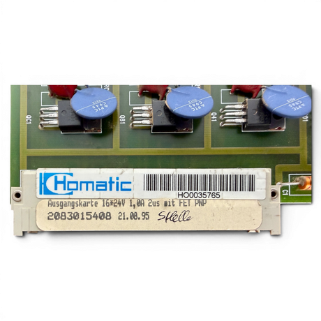 HOMAG Homatic Ausgangskarte 16x24V 1,0A 2us mit FET PNP Art.-Nr. 2083015408 H00035765 – Ansicht 5