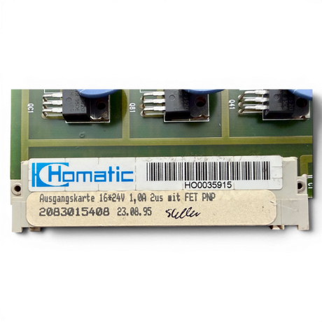 HOMAG Homatic Ausgangskarte 16x24V 1,0A 2us mit FET PNP Art.-Nr. 2083015408 H00035915 – Ansicht 5
